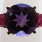 Amethyst Ring with Rubies