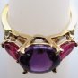 Amethyst Ring with Rubies
