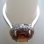 Large Oval Citrin Ring