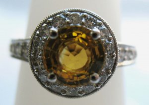 Yellow Sapphire Ring