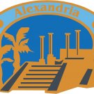 Alexandria Passport Style Wall Graphic