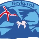 Reykjavik Passport Style Wall Graphic