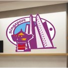 Singapore Passport Style Wall Graphic