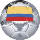 Ecuador Soccer Ball Flag Wall Decal