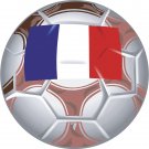 France Soccer Ball Flag Wall Decal