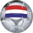 Luxembourg Soccer Ball Flag Wall Decal