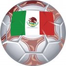 Mexico Soccer Ball Flag Wall Decal