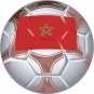 Morocco Soccer Ball Flag Wall Decal