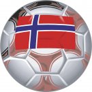 Norway Soccer Ball Flag Wall Decal