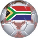 South Africa Soccer Ball Flag Wall Decal