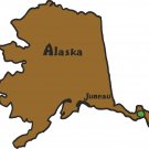 Alaska State Map Wall Decal