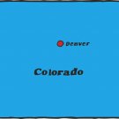Colorado State Map Wall Decal