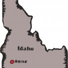 Idaho State Map Wall Decal