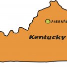 Kentucky State Map Wall Decal