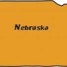 Nebraska State Map Wall Decal