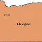 Oregon State Map Wall Decal
