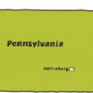 Pennsylvania State Map Wall Decal