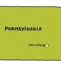 Pennsylvania State Map Wall Decal