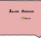 South Dakota State Map Wall Decal