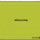 Wyoming State Map Wall Decal