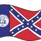 Georgia State Flag Wall Decal
