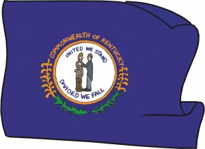 Kentucky State Flag Wall Decal