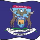 Michigan State Flag Wall Decal