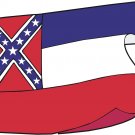 Mississippi State Flag Wall Decal