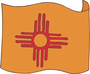 New Mexico State Flag Wall Decal