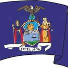 New York State Flag Wall Decal