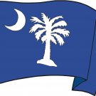 South Carolina State Flag Wall Decal
