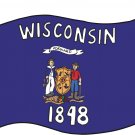 Wisconsin State Flag Wall Decal
