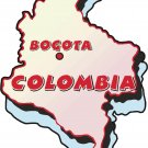 Colombia Country Map Wall Decal