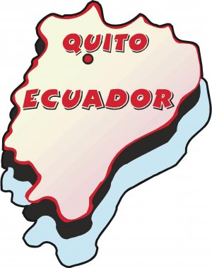 Ecuador Country Map Wall Decal