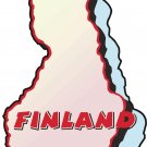 Finland Country Map Wall Decal
