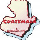 Guatemala Country Map Wall Decal