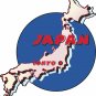 Japan Country Map Wall Decal