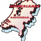 Netherlands Country Map Wall Decal