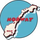 Norway Country Map Wall Decal