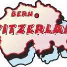 Switzerland Country Map Wall Decal