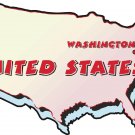 United States Country Map Wall Decal