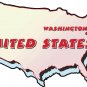 United States Country Map Wall Decal