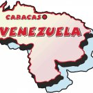 Venezuela Country Map Wall Decal