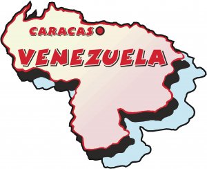 Venezuela Country Map Wall Decal