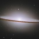 Sombrero Galaxy Hubble Image on Canvas