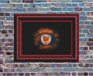 Eskimo Nebula Hubble Image on Canvas