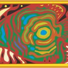 Abstract Fish Pattern Wall Decal
