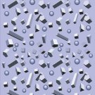 Geometric Purple Pattern Wall Decal