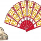 Chinese Fan Pattern Wall Decal