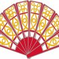 Chinese Fan Pattern Wall Decal